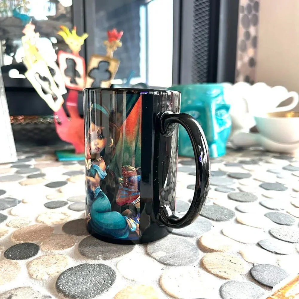 Disney Wonderground Gallery Jasmine Becket Griffith Coffee Mug Jasmine Rajah